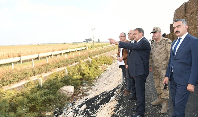 Vali Şıldak Sulama Kanallarını İnceledi