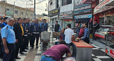 Viranşehir’de kaldırım işgaline sıkı denetim!