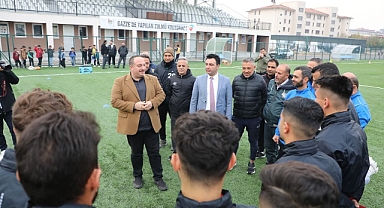 Başkan Ekinci’den lider Viranşehir Belediyespor’a moral ziyareti!