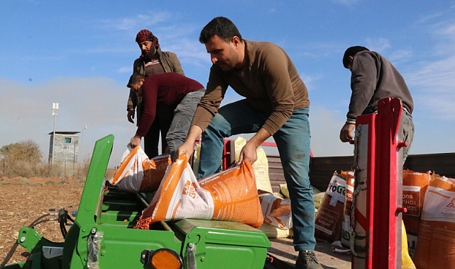 Büyükşehir Belediyesi Buğday Ekimine Başladı