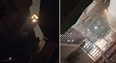 DEDAŞ uyarıları dikkate almadı! Urfa’da elektrik direği alevlere teslim oldu!