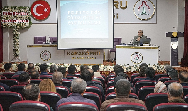 Karaköprü Belediyesi Personeline Hizmet İçi Eğitim