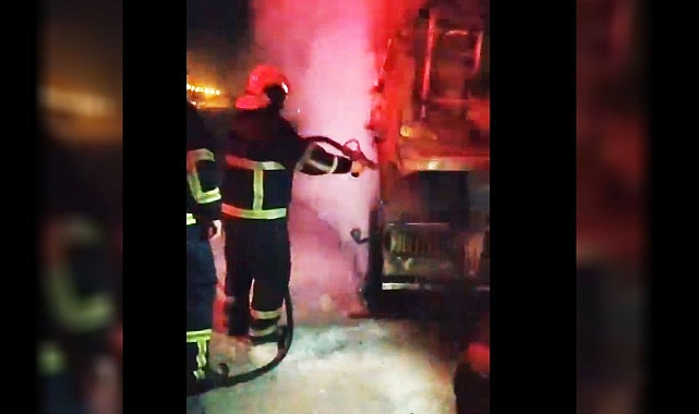 Şanlıurfa'da alevler geceyi aydınlattı!