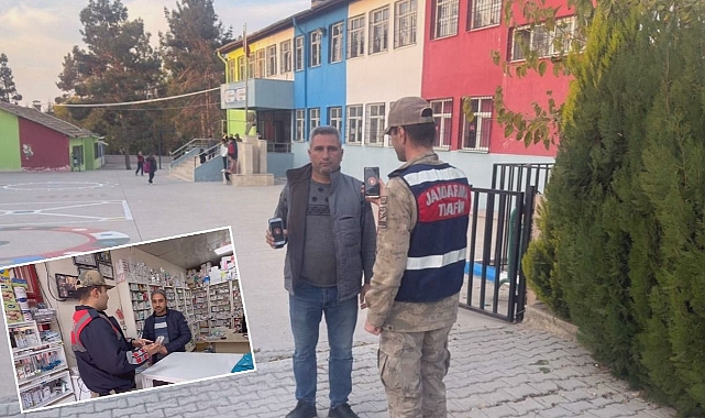 Şanlıurfa’da jandarma okul çevrelerini denetledi!