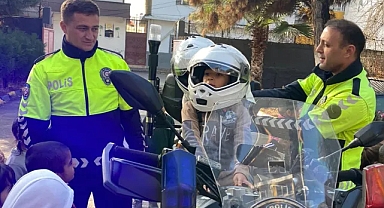 Şanlıurfa'da öğrencilere trafik eğitimi!