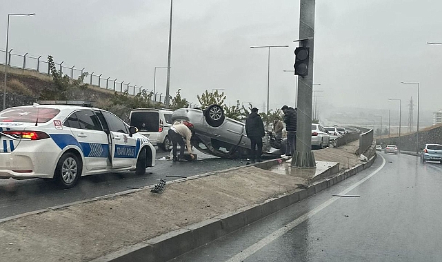 Şanlıurfa'da otomobil kontrolden çıktı! Takla attı