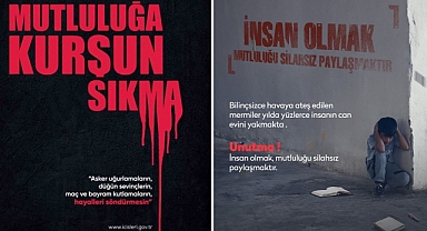 Şanlıurfa’da yeni yıl için önemli uyarı: Mutluluğa kurşun sıkma!