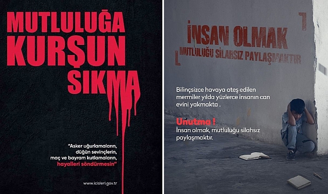 Şanlıurfa’da yeni yıl için önemli uyarı: Mutluluğa kurşun sıkma!