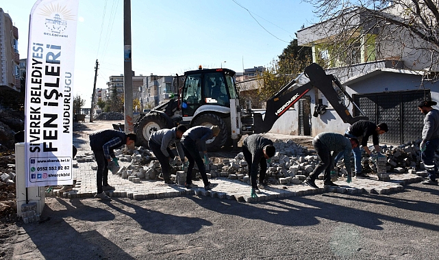 Siverek'te üst yapı çalışmaları sürüyor