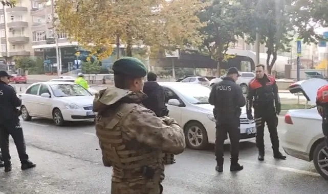 Urfa'da trafikte göz açtırmayan uygulama!