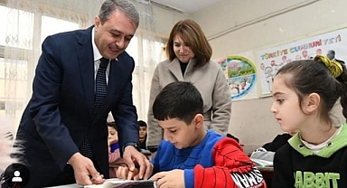Vali Şıldak'tan İsmet Paşa İlkokuluna ziyaret!