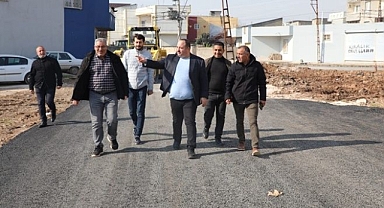 Başkan Ekinci, Asfalt Çalışmalarını İnceleyerek Mesaiye Başladı