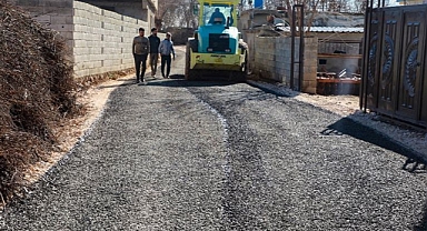 Harran'da yol çalışması devam ediyor!