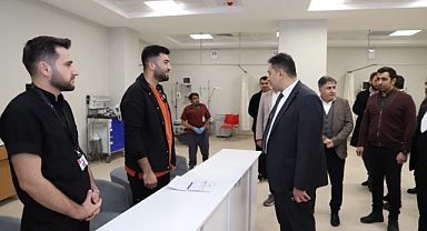 İl Sağlık Müdürü Solmaz, Ceylanpınar Devlet Hastanesini ziyaret etti