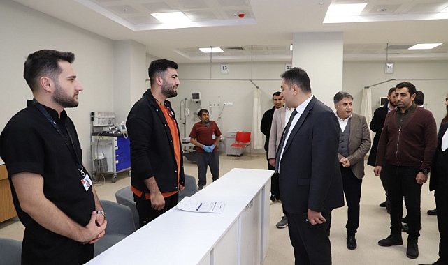 İl Sağlık Müdürü Solmaz, Ceylanpınar Devlet Hastanesini ziyaret etti