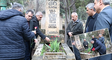 Kazancı Bedih kabri başında dualarla anıldı!