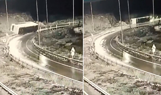Korkunç kazanın görüntüleri ortaya çıktı! Bakan hız konusunda uyardı!