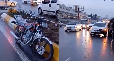 Şanlıurfa’da otomobil ile motosiklet çarpıştı!