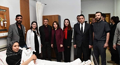 Şanlıurfa Devlet Hastanesi'nde yeni yılın ilk bebeği doğdu