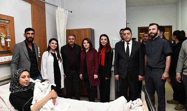 Şanlıurfa Devlet Hastanesi'nde yeni yılın ilk bebeği doğdu