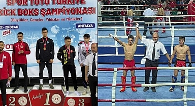 Şanlıurfalı Kick Boksçu Menan Şıhanlıoğlu Türkiye 1.'si oldu