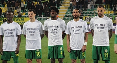 Şanlıurfaspor, 6 Şubat’taki felaketi unutmadı!