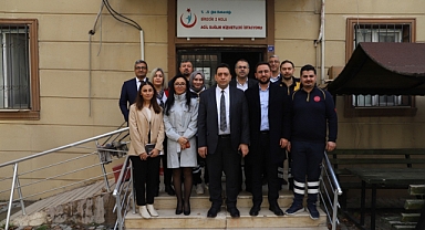 Solmaz; Birecik, Halfeti ve Bozova da sağlık çalışanları ile bir araya geldi