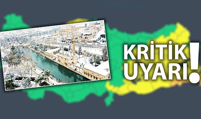 Tarih verildi: Şanlıurfa'ya kar geliyor!