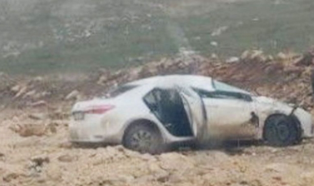 Urfa'da bir otomobil şarampole uçtu!