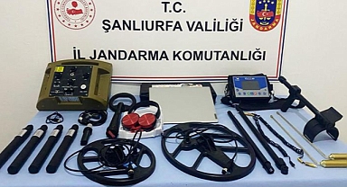 Urfa'da dedektör ile arama yapan 6 şahıs yakalandı!