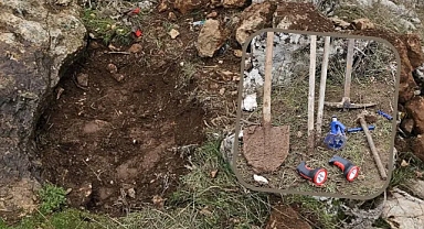 Urfa'da kaçak kazıya suçüstü!