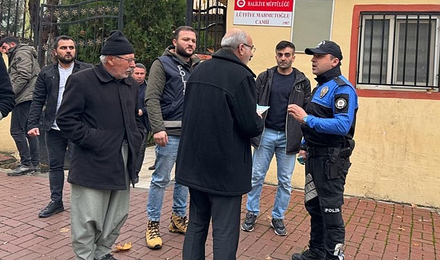 Urfa'da namaz sonrası önemli bilgilendirme!