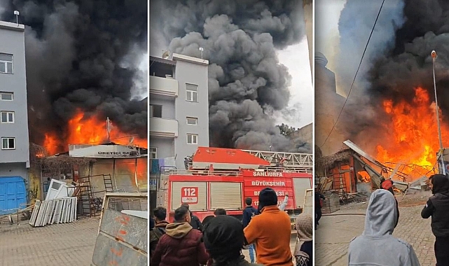 Urfa'nın ilçesinde korku dolu anlar!