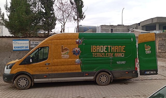 Viranşehir Belediyesi'nden ibadethanelerde temizlik çalışmaları