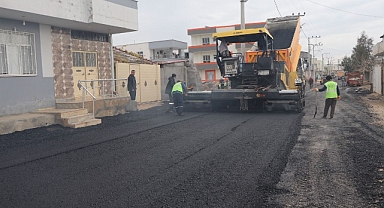 Viranşehir'de asfalt çalışmaları hız kesmeden devam ediyor