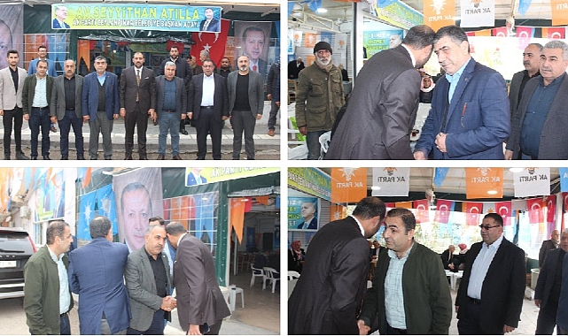 AK Aday Atilla'ya Destek Ziyaretleri Sürüyor.