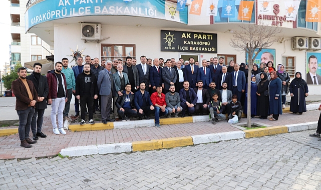 AK Parti Karaköprü Teşkilatı Tam Kadro Sahada