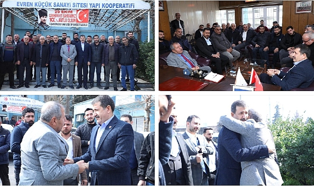 Başkan Adayı Ekinci'den Sanayi Esnafına Ziyaret