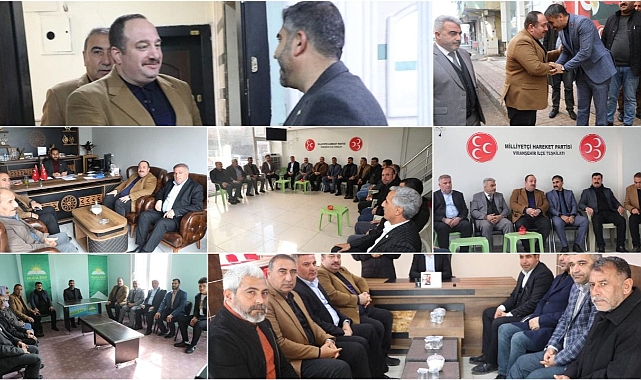 Başkan Ekinci'den siyasi partilere ziyaret