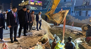 Başkan Vekili Güneş, hem çalışmaları inceledi hem de vatandaşlarla bir araya geldi