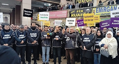 DEM Parti Şanlıurfa'da yürüyüş yapmak istedi! Polis engel oldu!