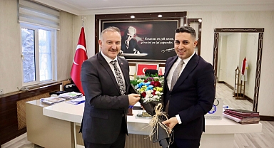 Güllüoğlu'ndan Kaymakam Güneş’e ziyaret