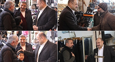 Gülpınar, Esnaf Ziyaretlerine Devam Ediyor