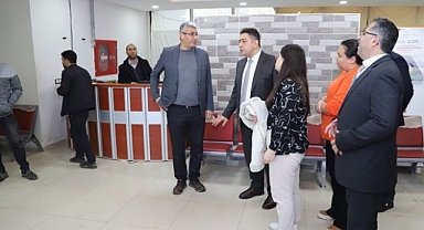 İl Sağlık Müdürü Solmaz Harran da sağlık çalışanları ile bir araya geldi