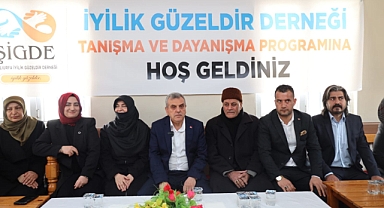İyilik Güzeldir Derneğinden Başkan Beyazgül’e Destek