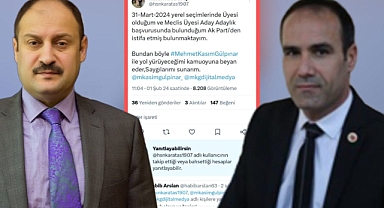 Meclis Üyesi Karataş, Gülpınar 'a destek için Ak Parti''den istifa etti