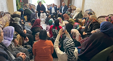 Nihat Çiftçi kapı kapı sorunları dinliyor, çözüm sunuyor