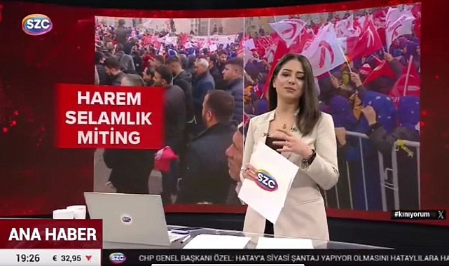 Sözcü’den Urfa’daki mitinge ‘haremlik-selamlık’ nitelendirmesi!