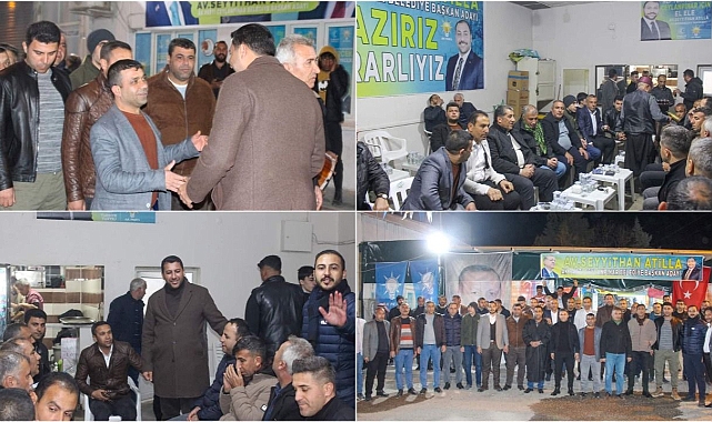 TİGEM Güvenlik Görevlilerinden, AK Parti Adayı Seyithan Atilla'ya Destek Ziyareti