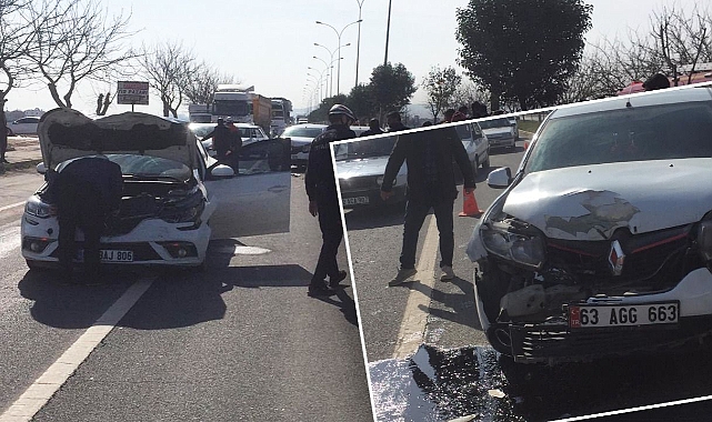 Urfa'da 5 araç birbirine girdi!